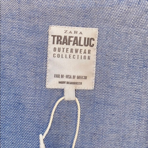 Zara long Denim Jacket - Picture 2 of 5